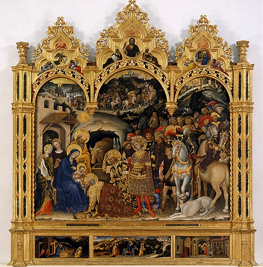 adoration of the magi botticelli texture